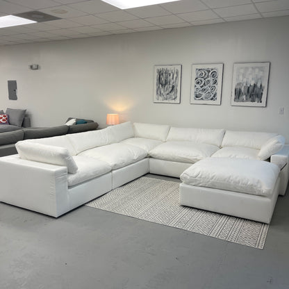 White "Dreamee" Cloud Couch Sectional