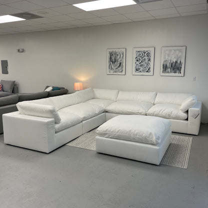 White "Dreamee" Cloud Couch Sectional