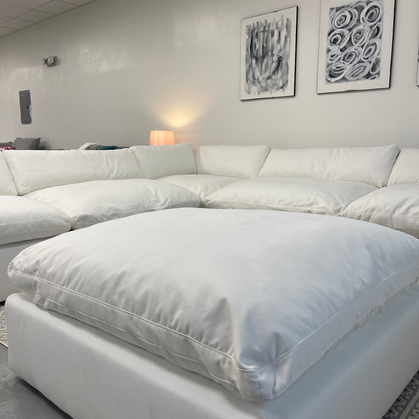 White "Dreamee" Cloud Couch Sectional