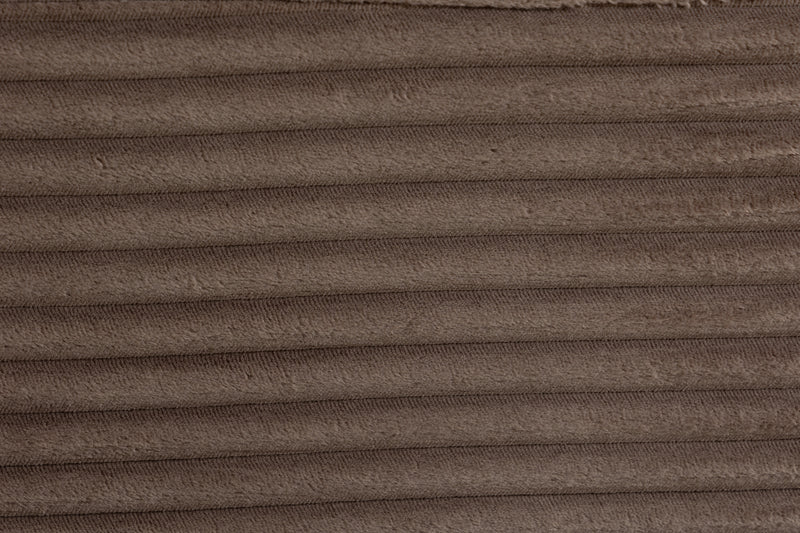 The Cloudrest 75" Chocolate Corduroy Modular Loveseat