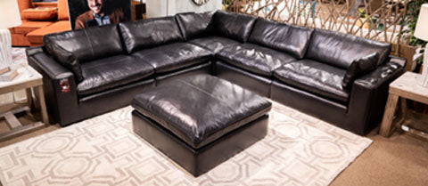 Ashley Furniture Emilia Leather Cloud Sectional