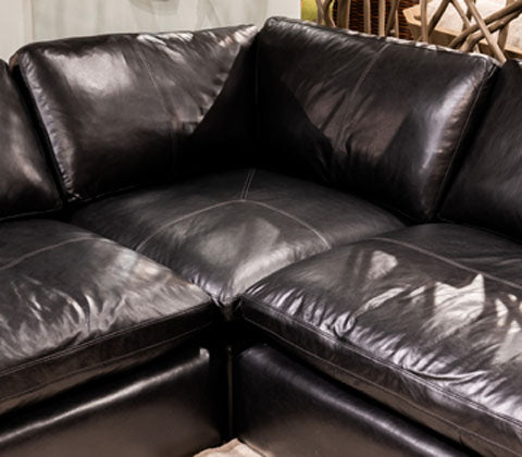Ashley Furniture Emilia Leather Cloud Sectional