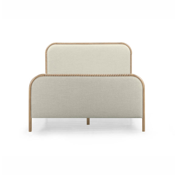 Hatia Basketweave Panel Bed - Image 6