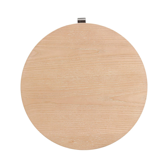 Marlow 19" Wood Round Nightstand With Drawer - Image 5