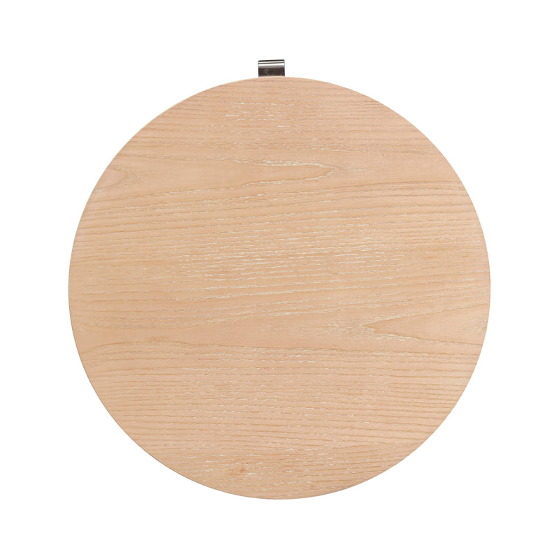 Marlow 19" Wood Round Nightstand With Drawer - Image 5
