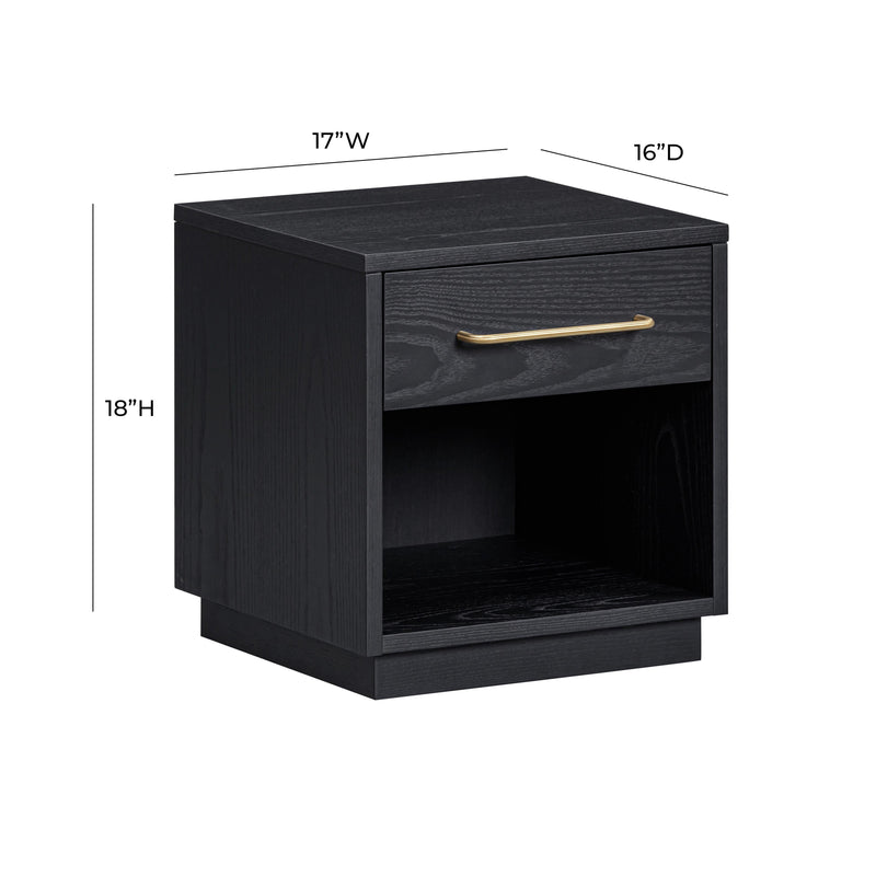 Marlow 17" Wood Nightstand With Drawer - Image 17