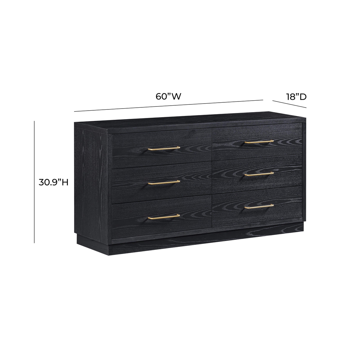 Marlow 6 Drawer Wood Dresser - Image 14