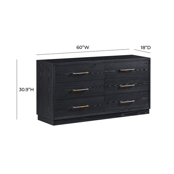 Marlow 6 Drawer Wood Dresser - Image 14
