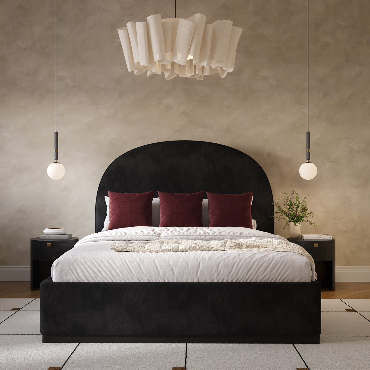Marlow Performance Velvet Bed - Image 30