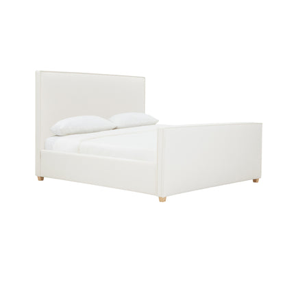 Bristol Park Ivory Contract Grade Fabric Upholstered Bed