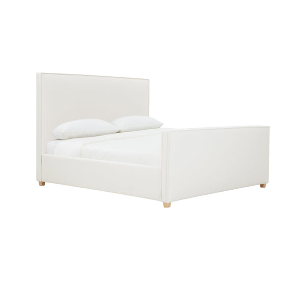 Bristol Park Ivory Contract Grade Fabric Upholstered Bed