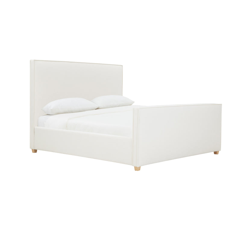 Bristol Park Ivory Contract Grade Fabric Upholstered Bed
