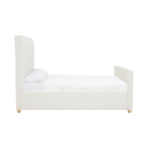 Bristol Park Ivory Contract Grade Fabric Upholstered Bed - Image 3