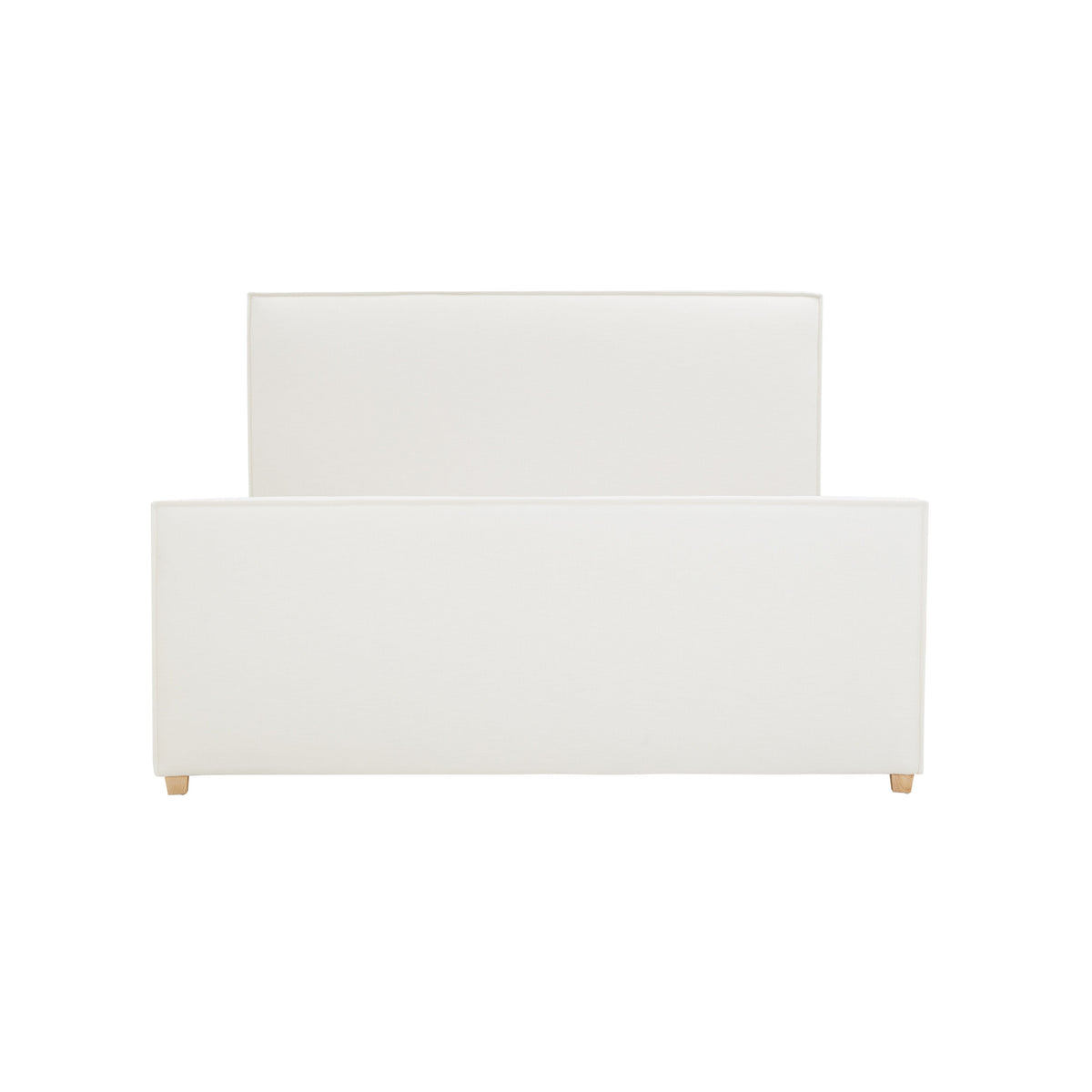 Bristol Park Ivory Contract Grade Fabric Upholstered Bed - Image 4