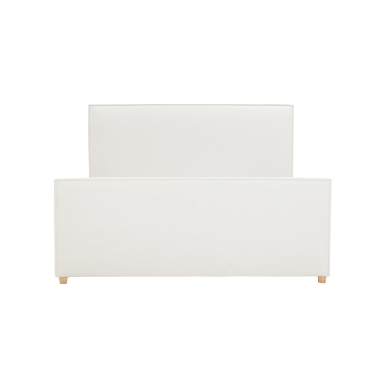 Bristol Park Ivory Contract Grade Fabric Upholstered Bed - Image 4