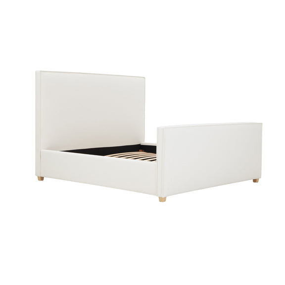 Bristol Park Ivory Contract Grade Fabric Upholstered Bed - Image 5