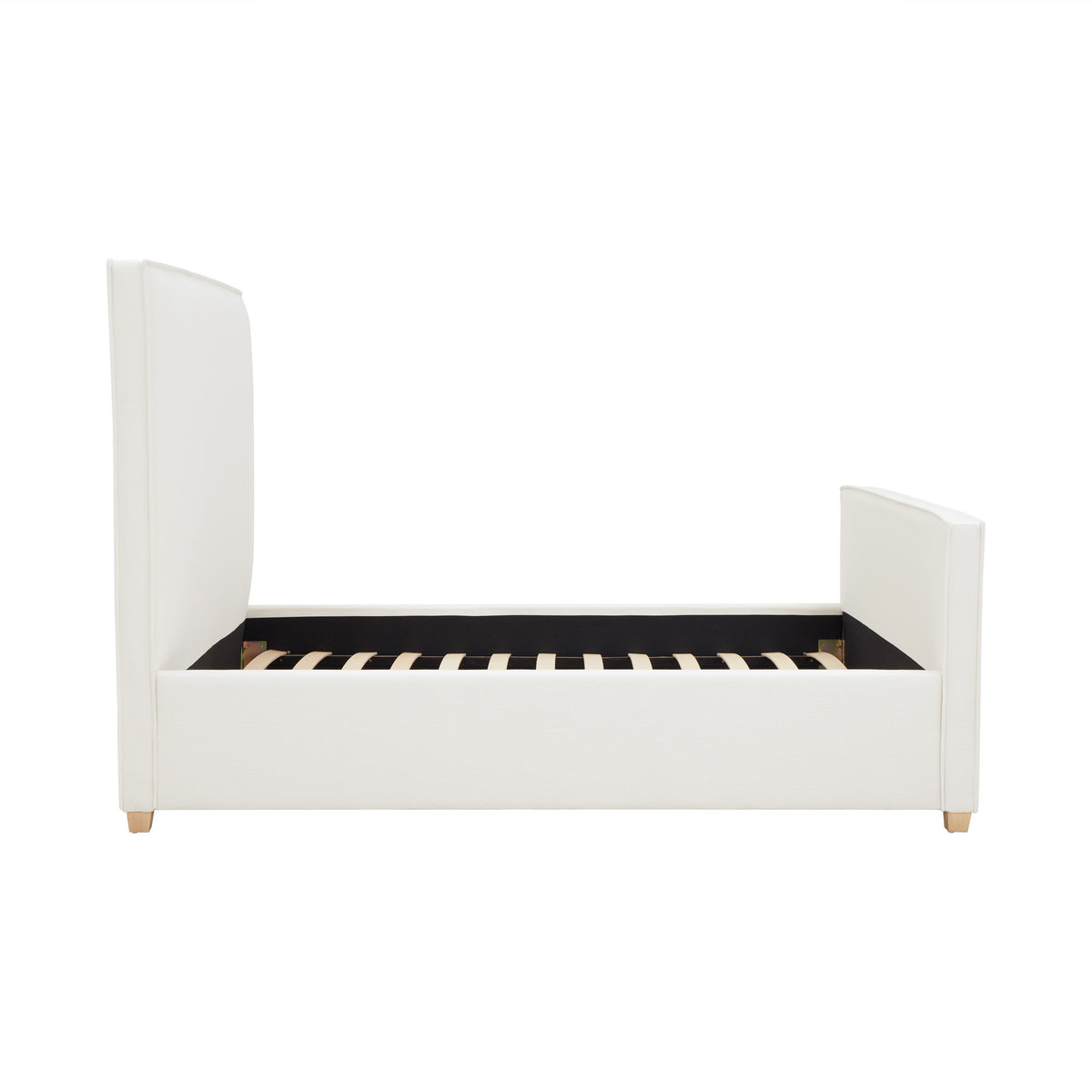 Bristol Park Ivory Contract Grade Fabric Upholstered Bed - Image 6