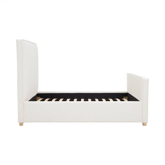 Bristol Park Ivory Contract Grade Fabric Upholstered Bed - Image 6