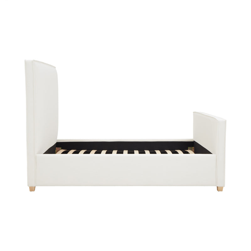 Bristol Park Ivory Contract Grade Fabric Upholstered Bed - Image 6