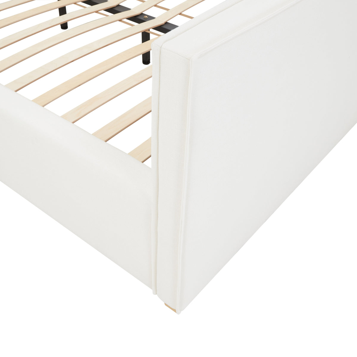 Bristol Park Ivory Contract Grade Fabric Upholstered Bed - Image 7