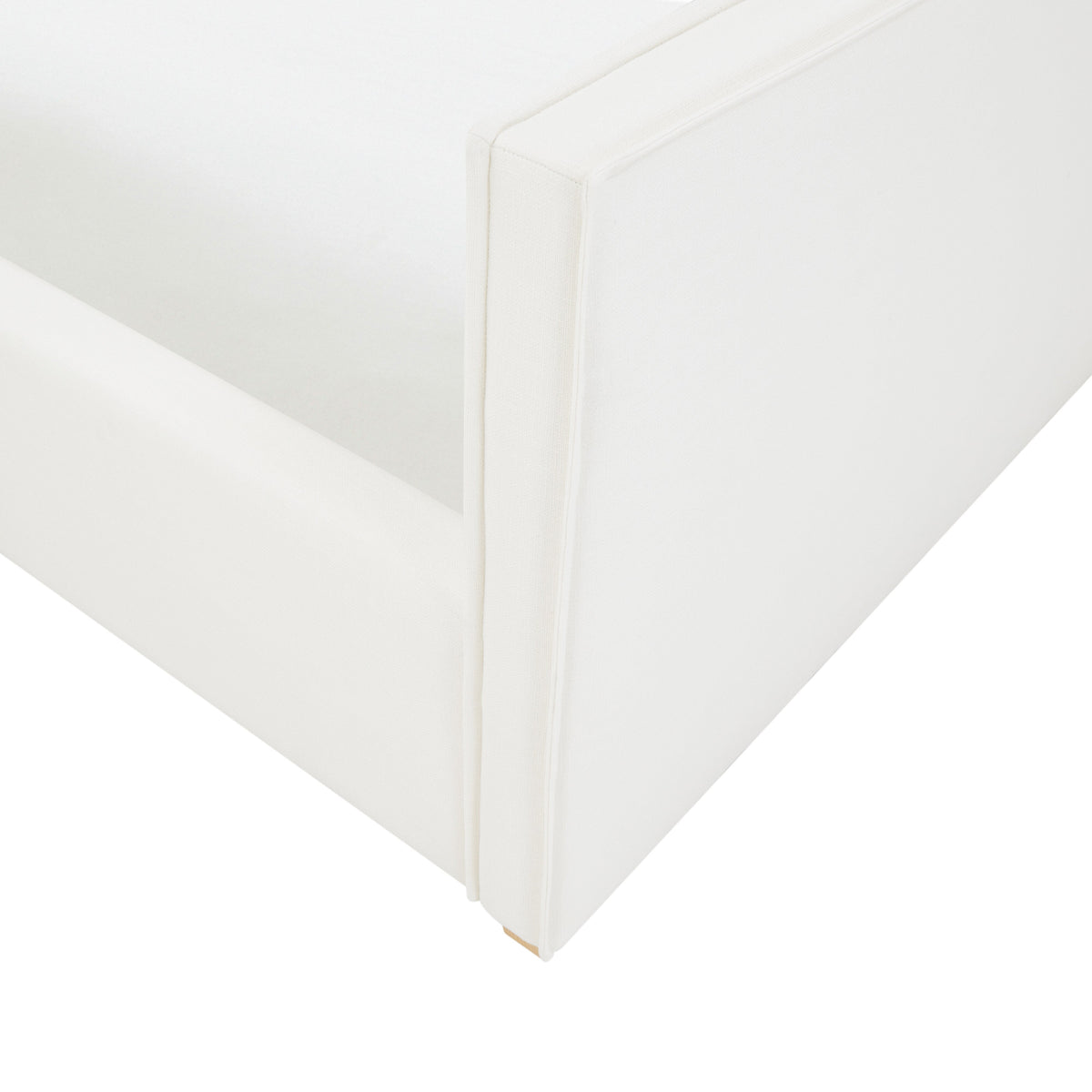 Bristol Park Ivory Contract Grade Fabric Upholstered Bed - Image 8