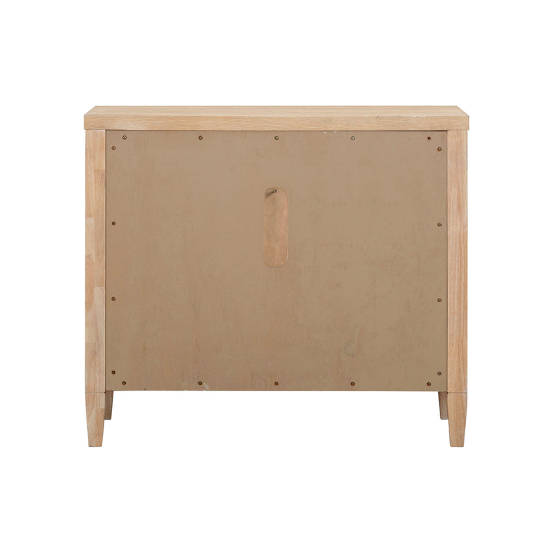 Bristol Park 30" Whitewashed Oak Wood 2 Drawer Nightstand - Image 4