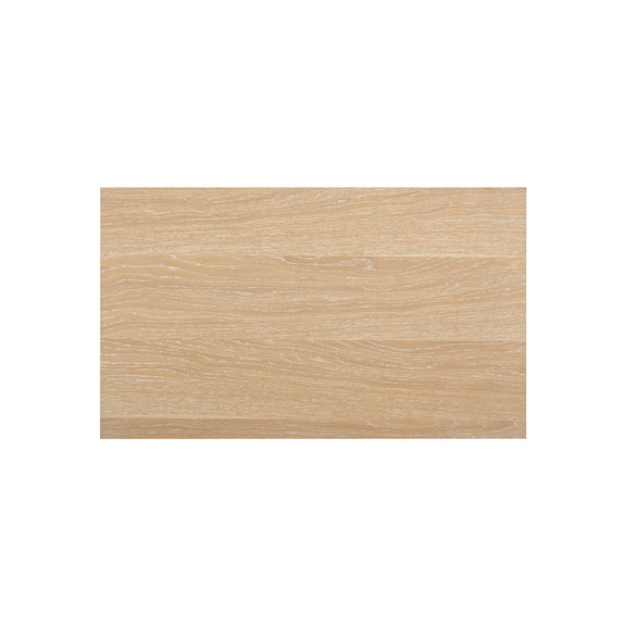 Bristol Park 30" Whitewashed Oak Wood 2 Drawer Nightstand - Image 7