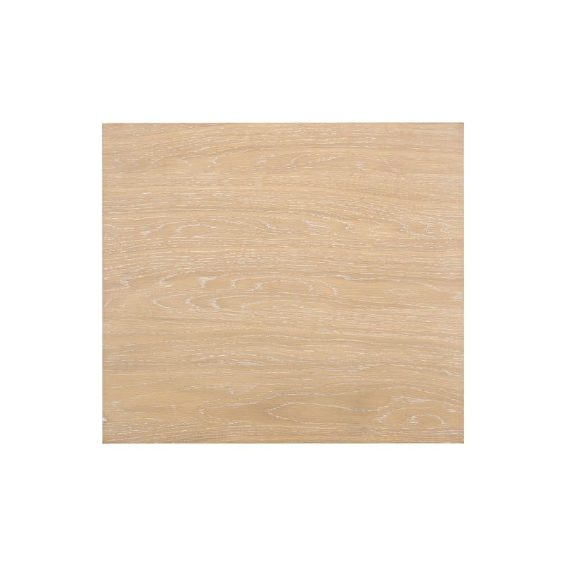 Bristol Park 20" Whitewashed Oak Wood 2 Drawer Nightstand - Image 4