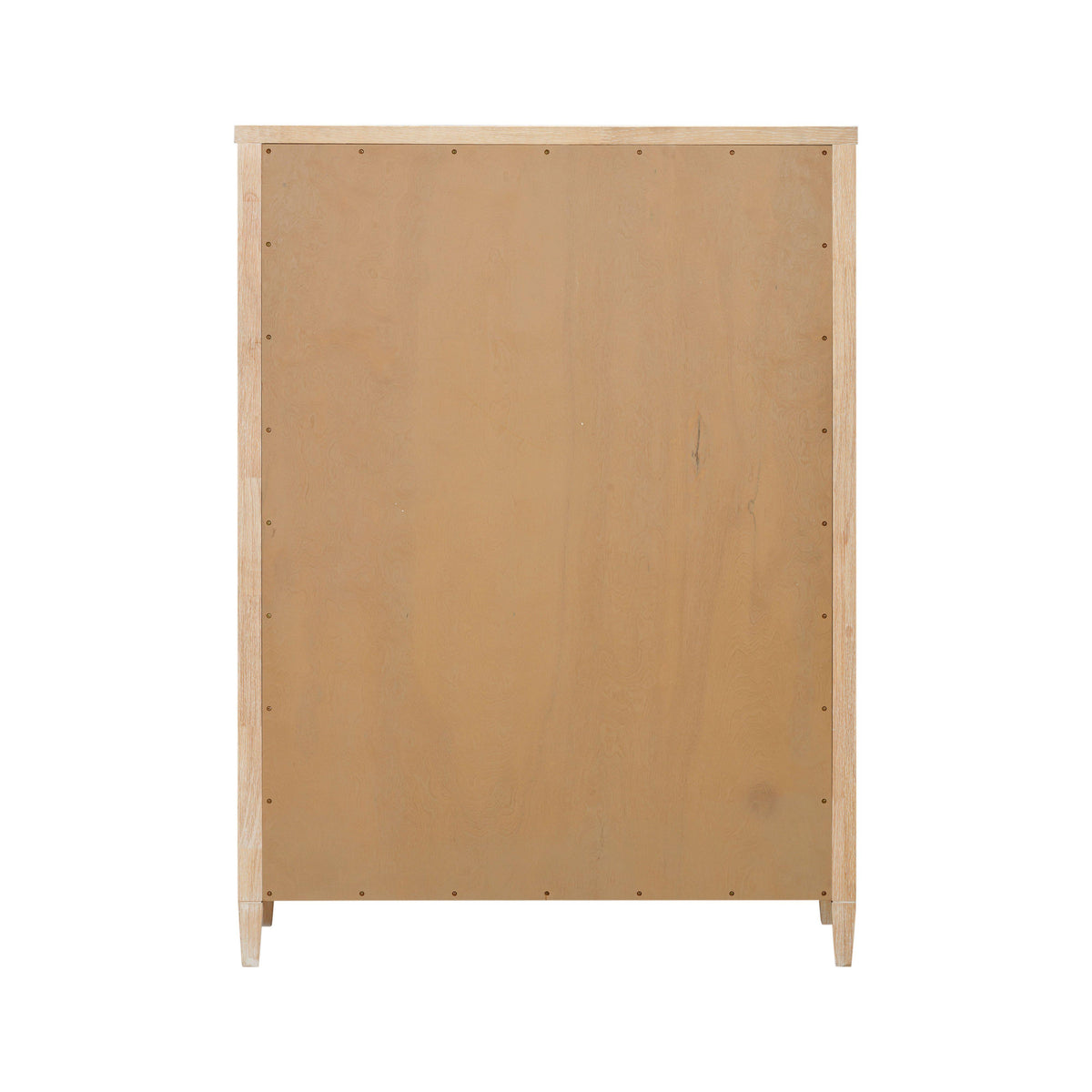 Bristol Park 40" Whitewashed Oak Wood 7 Drawer Chest - Image 4