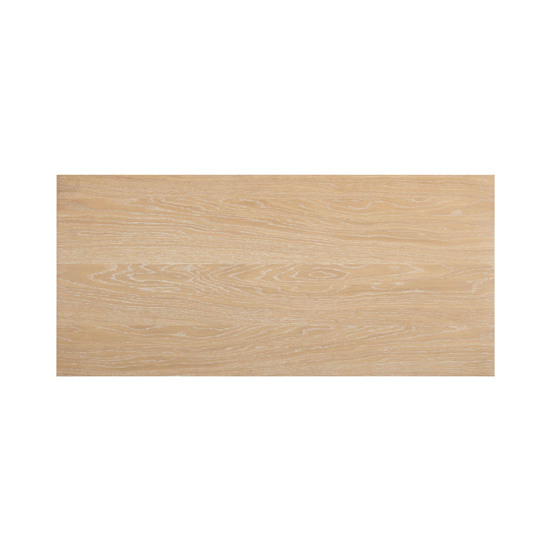Bristol Park 40" Whitewashed Oak Wood 7 Drawer Chest - Image 5