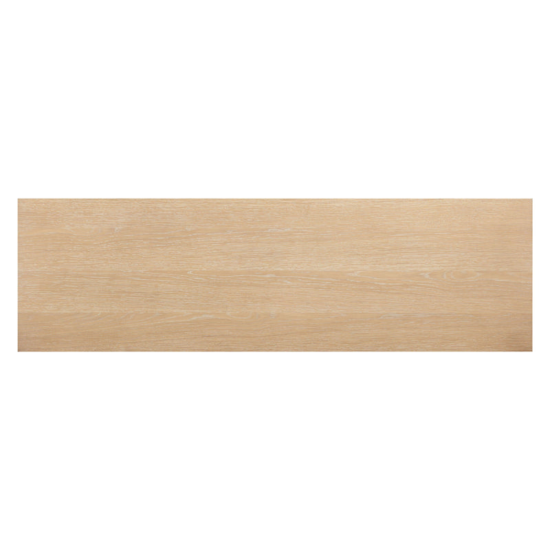 Bristol Park 62" Whitewashed Oak Wood 6 Drawer Dresser - Image 5