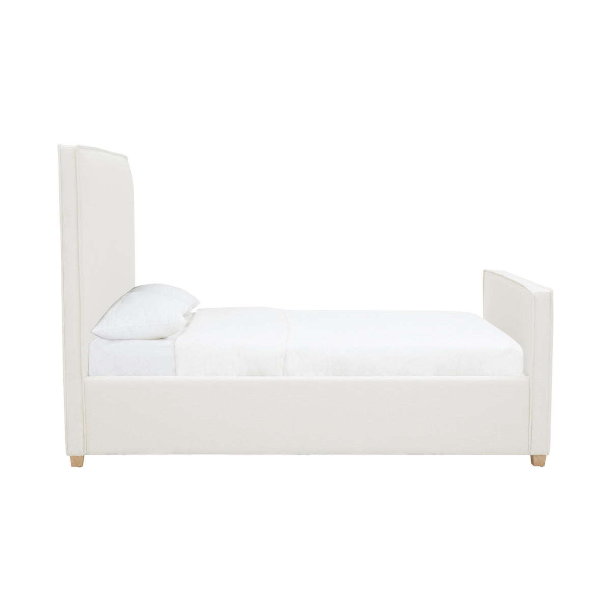 Bristol Park Ivory Contract Grade Fabric Upholstered Bed - Image 11