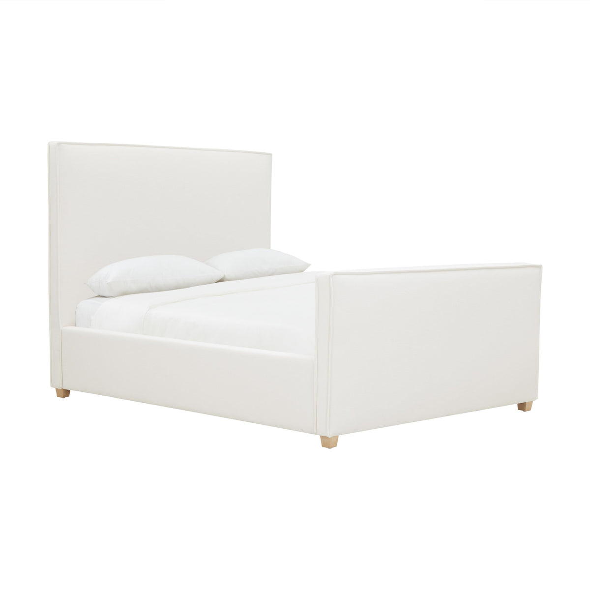 Bristol Park Ivory Contract Grade Fabric Upholstered Bed - Image 13