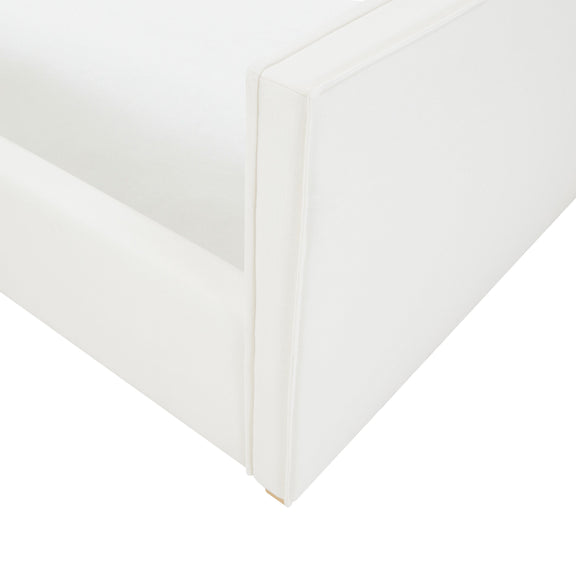 Bristol Park Ivory Contract Grade Fabric Upholstered Bed - Image 18
