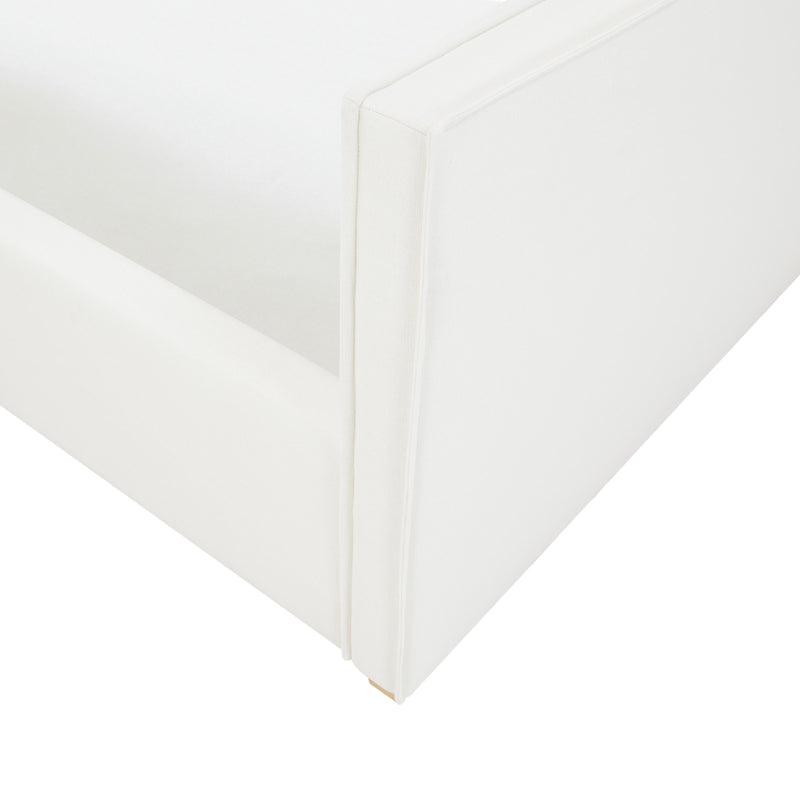 Bristol Park Ivory Contract Grade Fabric Upholstered Bed - Image 18