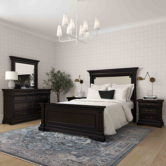 Stamford Wooden Upholstered Bed - Image 2