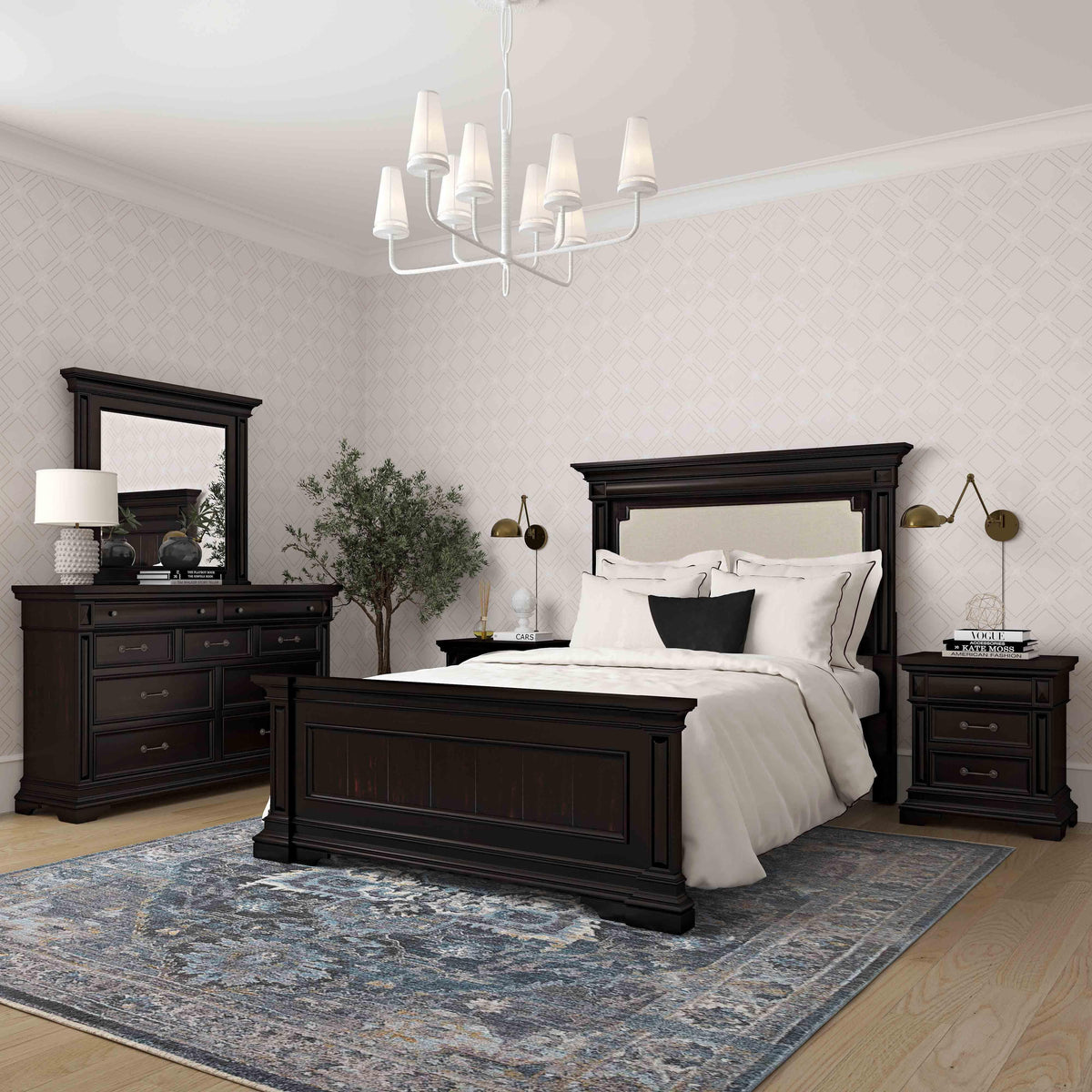 Stamford Wooden Upholstered Bed - Image 10