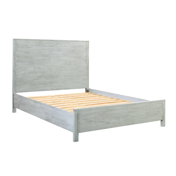 Asheville Grey Washed Wooden Queen Bed - Image 5