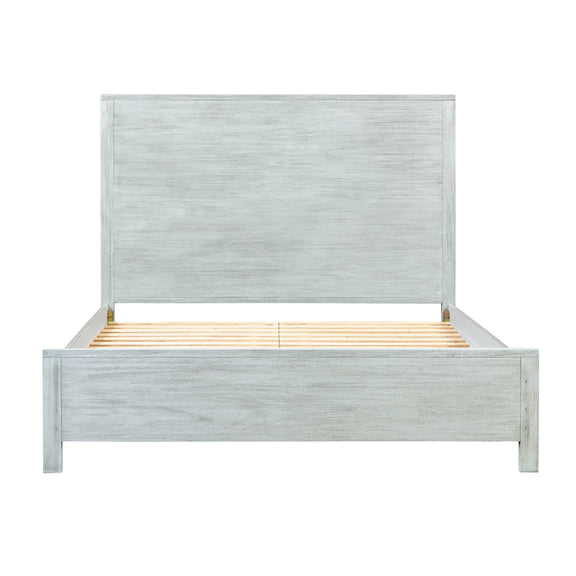 Asheville Grey Washed Wooden Queen Bed - Image 6