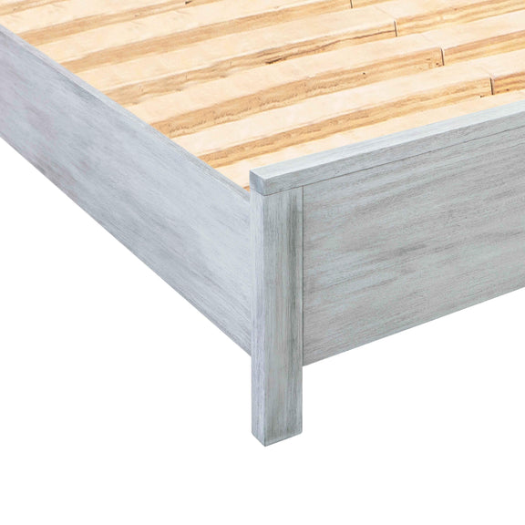 Asheville Grey Washed Wooden Queen Bed - Image 8