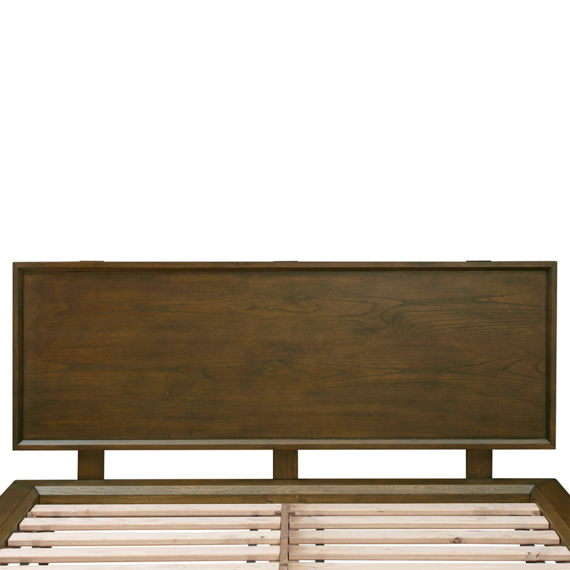 Emery Walnut Wood Platform Bed - Image 5