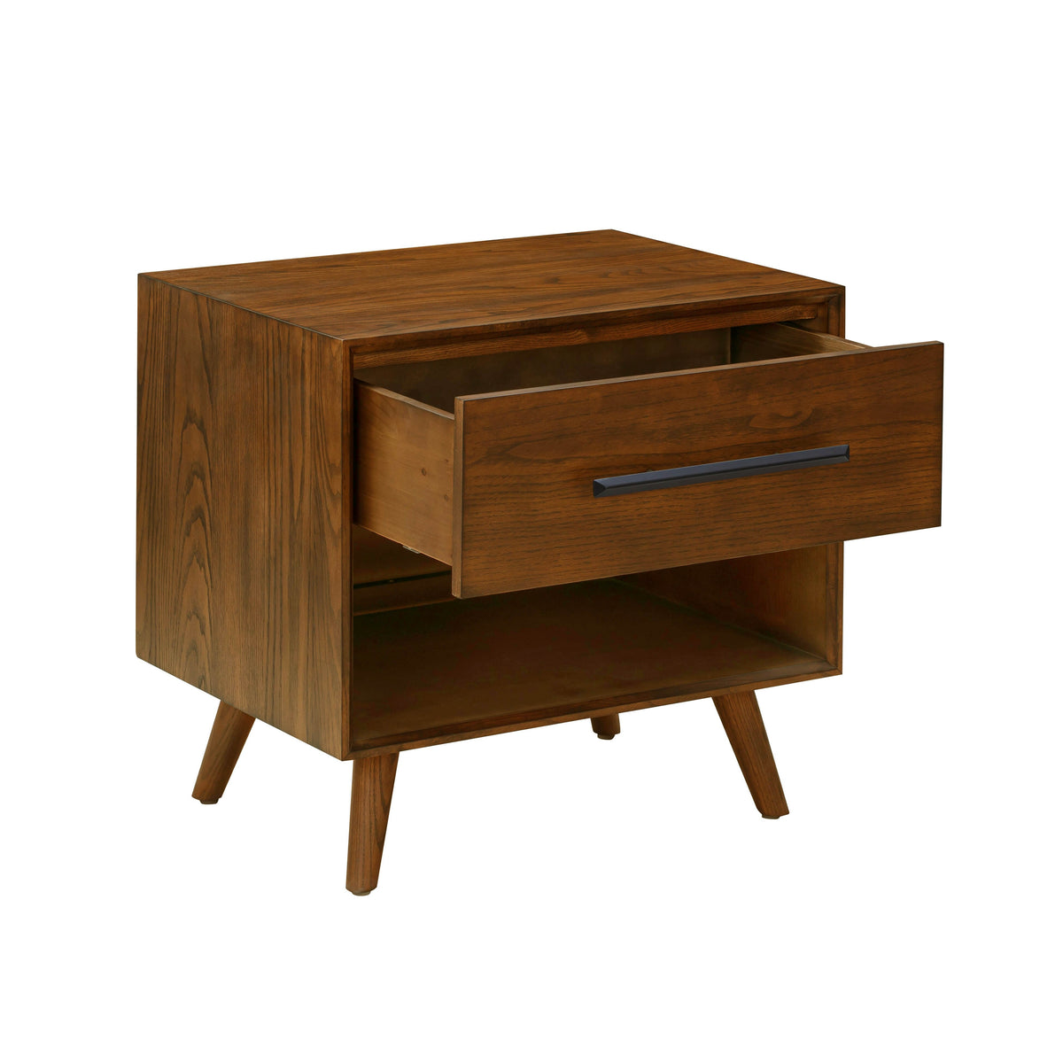 Emery 24" Walnut 1 Drawer Nightstand - Image 4