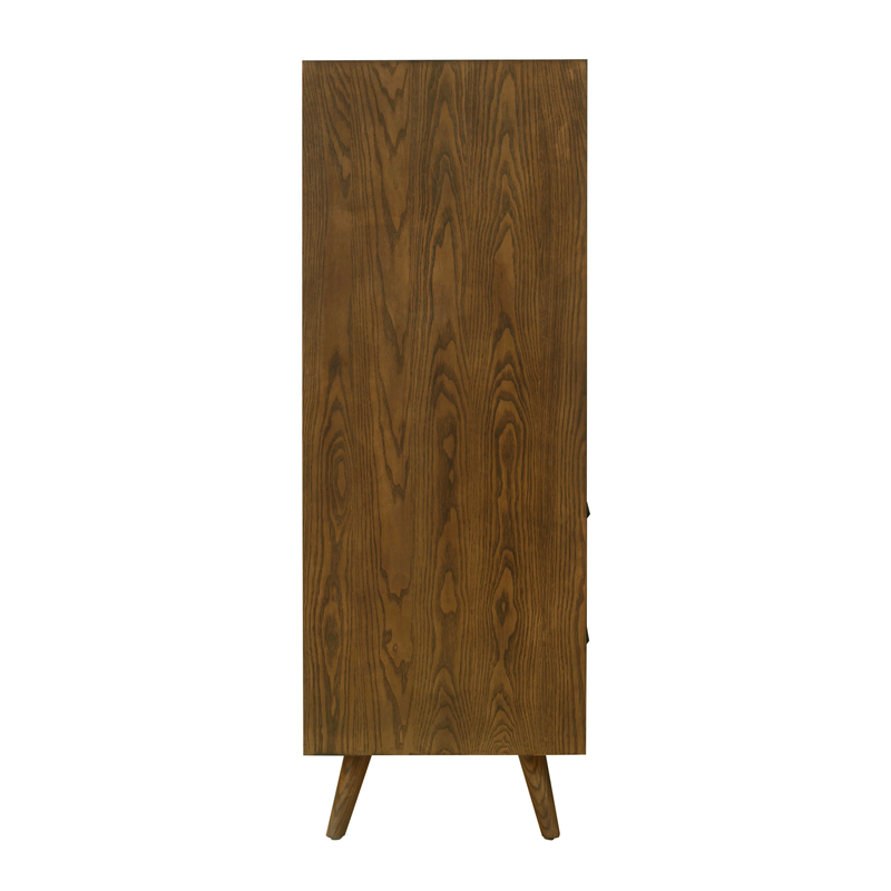 Emery 33" Walnut 5 Drawer Chest - Image 4