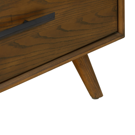 Emery 33" Walnut 5 Drawer Chest - Image 6