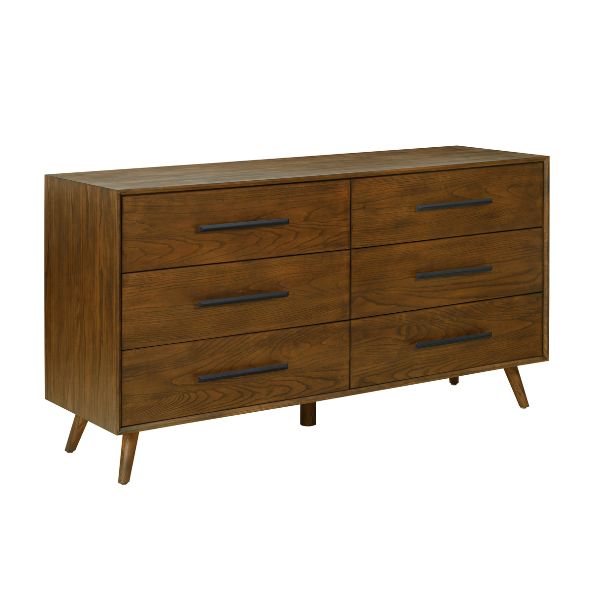 Emery 62" Walnut 6 Drawer Dresser - Image 3