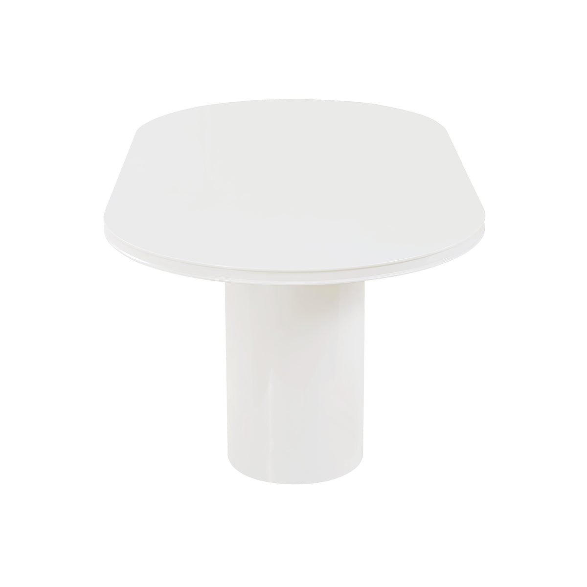 Elora 79" Lacquer Oval Dining Table - Image 4