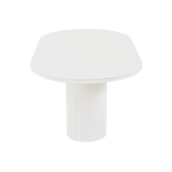Elora 79" Lacquer Oval Dining Table - Image 4