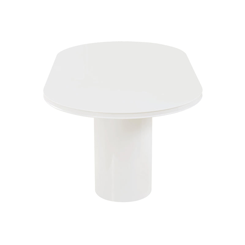 Elora 79" Lacquer Oval Dining Table - Image 4