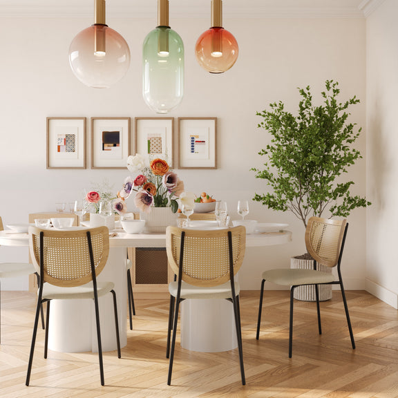 Elora 79" Lacquer Oval Dining Table - Image 9