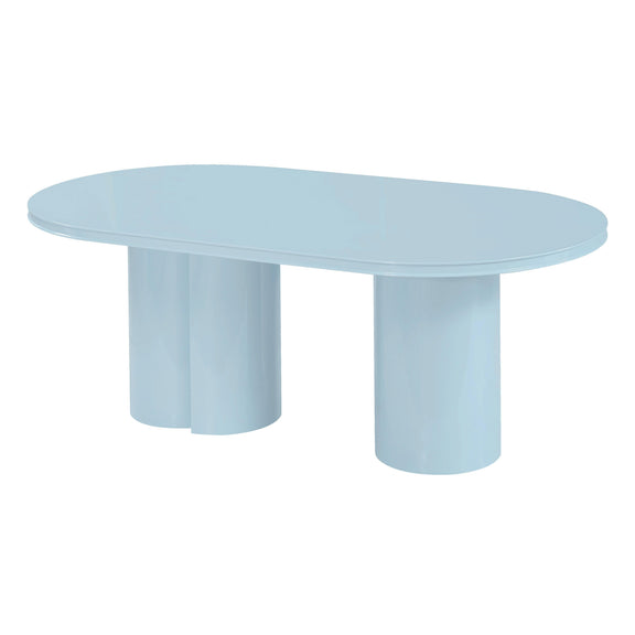 Elora 79" Lacquer Oval Dining Table - Image 10